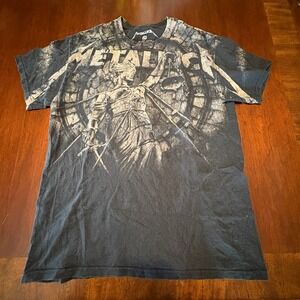 Metallica ...And Justice For All Album Art T-Shirt Black All Over Print Licensed